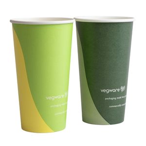 Vegware Paper Cold Cups 89-Series 20oz/500ml (1000 Pack) - HZ942 - 3