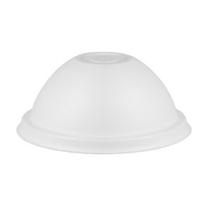 Vegware Nourish Moulded Fibre Cold Cup Dome Lids with Hole 89-Series (1000 Pack) - HZ943 - 1