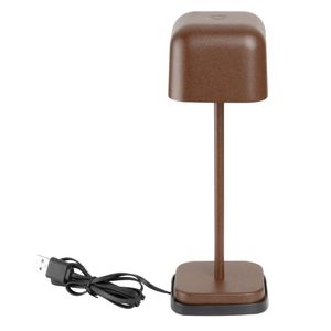 Olympia Lucca Table Lamp Squared Dome Chestnut 200mm - HZ205 - 3
