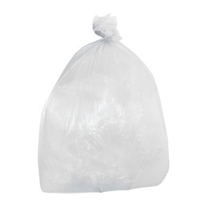 Jantex Light Duty Clear Bin Bags 80Ltr (200 Pack) - HW690 - 1