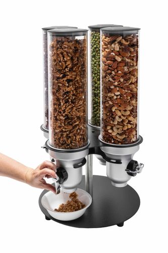 ACD40C-BL-FF Organic & Dry Food Dispenser - 3