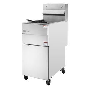 Buffalo Twin Basket Single Tank Freestanding Gas Fryer 23Ltr - HU199 - 3
