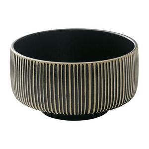Playground Nara Black & White Deep Bowls 150mm (6 Pack) - JE552 - 1
