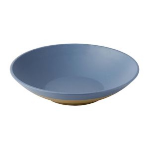Churchill Emerge Melamine Oslo Blue Shallow Serving Bowls 300mm (4 Pack) - JC539 - 1