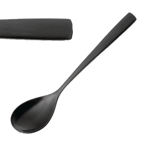 Comas BCN Black Moka Spoons (12 Pack) - JC551 - 1