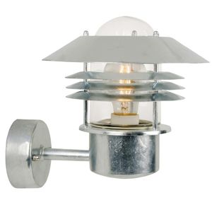 Nordlux Vejers Up Outdoor Wall Light Galvanised - JE864 - 1