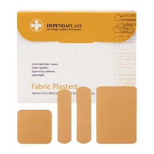 Dependaplast Advanced Fabric Plasters Assorted (100 Pack) - JF036 - 1