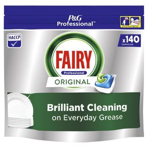 Fairy Professional All in One Dishwasher Capsules Original 140 Caps (2 Pack) - JD472 - 1