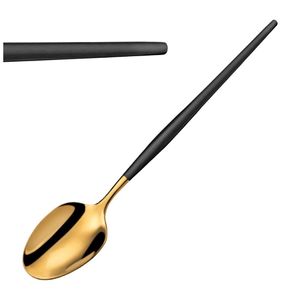 Amefa Soprano Medium Teaspoons Black & Gold (12 Pack) - JD263 - 1