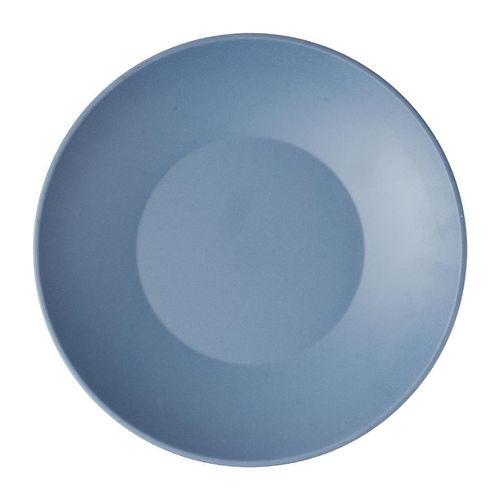 Churchill Emerge Melamine Oslo Blue Shallow Serving Bowls 360mm (2 Pack) - JC541 - 2