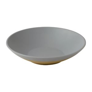 Churchill Emerge Melamine Seattle Grey Shallow Serving Bowls 300mm (4 Pack) - JC543 - 1