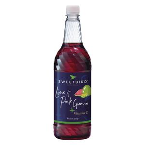 Sweetbird Fusions Syrup Pink Guava and Lime Added Vit C - KA756 - 1