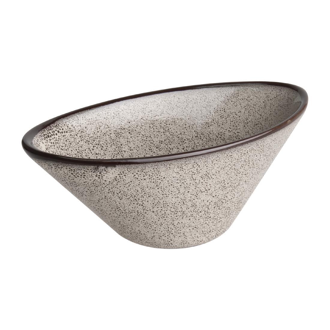 DF185 - Olympia Mineral Sloped Oval Dipping Pot 100mm - Case - DF185