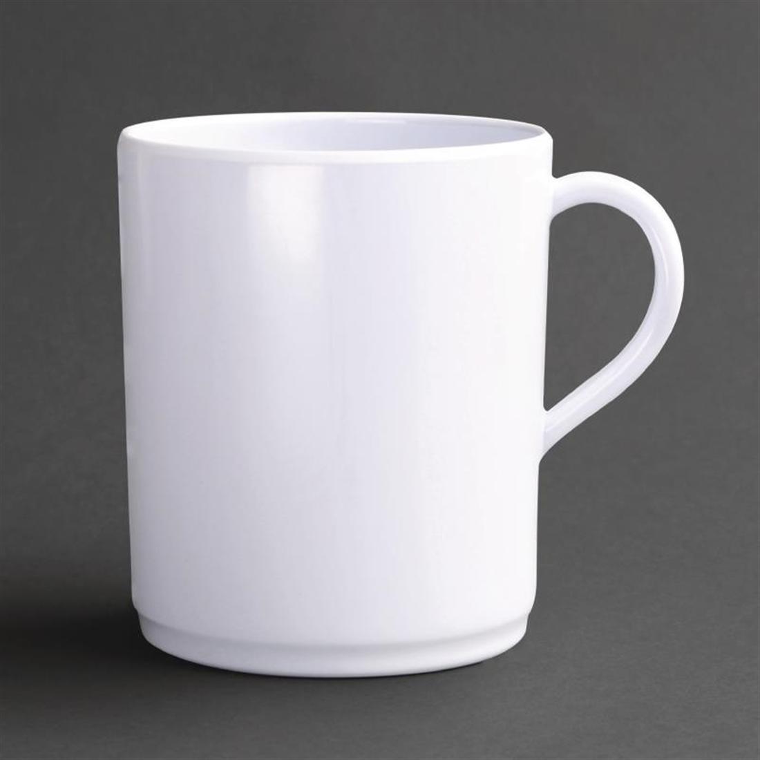 W238 - Kristallon Melamine Mugs 350ml - Case 6 - W238