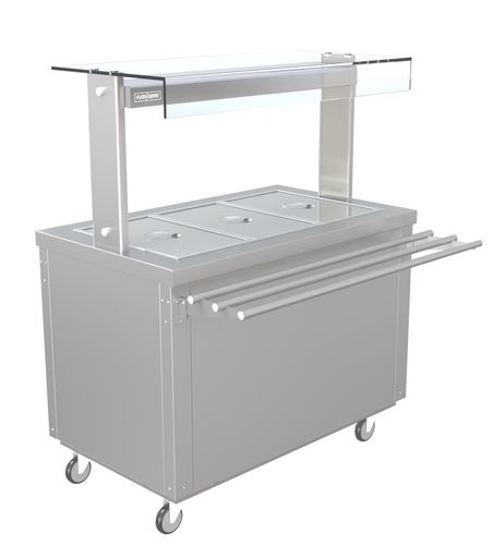 Parry Flexi-Serve Hot Top With Wet Bain Marie Top - FS-HBW3 - 1