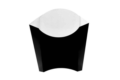 Large Black Compostable Chip Scoop (Full Case of 500) - GP5429999AA - 2