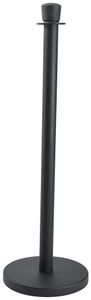 Genware Black Barrier Post (Pack of 2) - BP-RPEBK - 1