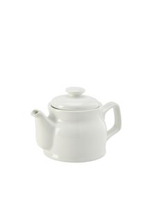Genware Porcelain Teapot 45cl/ 15.75oz (Pack of 6) - 392145 - 1