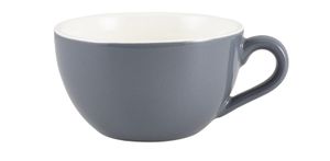 Genware Porcelain Grey Bowl Shaped Cup 17.5cl/ 6oz (Pack of 6) - 322118G - 1