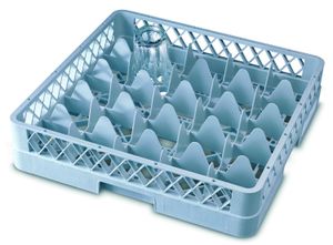 Genware 25 Comp Glass Rack With 1 Extender - GR25-1 - 1