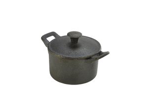 Mini Cast Iron Casserole Dish 10 x 6cm (Pack of 6) - C106 - 1