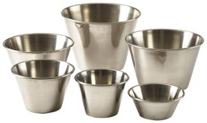 GenWare Stainless Steel Ramekin 22.7cl/ 8oz (Pack of 24) - RAMST8 - 3