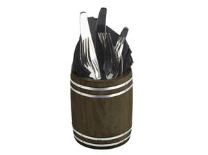 Miniature Wooden Barrel 11.5Dia x 13.5cm - MWB11 - 3