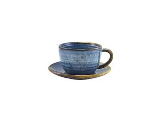 Terra Porcelain Aqua Blue Saucer 14.5cm (Pack of 6) - SCR-PBL14 - 3