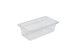 1/3 -Polycarbonate GN Pan 100mm Clear - PC13-100 - 1