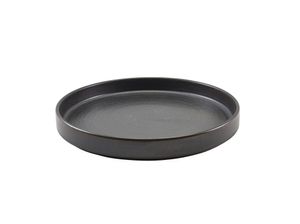 Terra Porcelain Black Presentation Plate 26cm (Pack of 6) - PR-PBK26 - 1