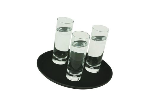 Gengrip 14 Round Non-Slip Tray Black - GG1400BLK - 2