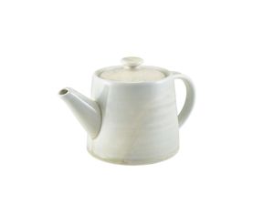 Terra Porcelain Pearl Teapot 50cl/ 17.6oz (Pack of 6) - TP-PPL50 - 3