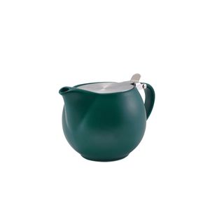 GenWare Porcelain Matt Teal Teapot with St/ St Lid & Infuser 50cl/ 17.6oz (Pack of 6) - 395950MT - 1