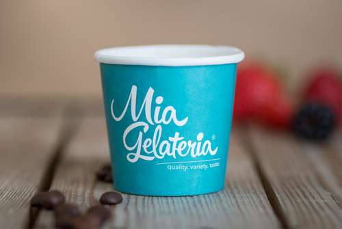 Custom Branded 4oz Single Wall Espresso Cups - Custom Printed 4oz Sampling Cups - 4oz Single Wall Paper Drinks Cups - 4