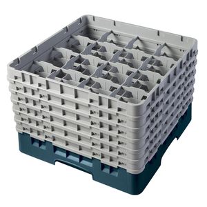 Cambro H298mm Teal 16 Compartment Camrack - 1