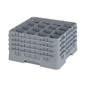 Cambro H238mm Grey 16 Compartment Camrack - 1