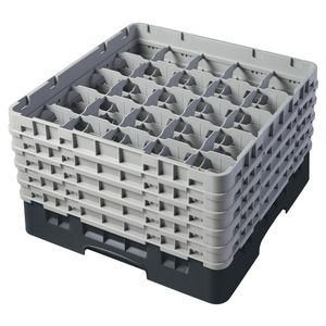 Cambro H279mm Black 25 Compartment Camrack - 1
