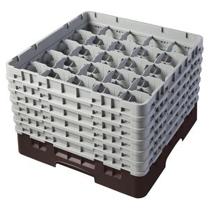 Cambro H298mm Brown 25 Compartment Camrack - 1