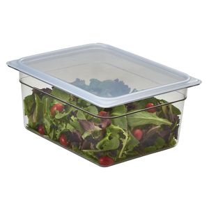 Cambro 150mm Deep 1/2 Clear Polycarbonate GN Pan - 3