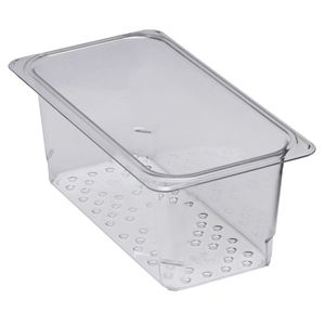 Cambro 127mm Deep 1/3 Clear GN Colander Pan - 1