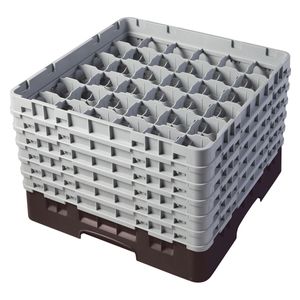 Cambro H279mm Brown 36 Compartment Camrack - 1