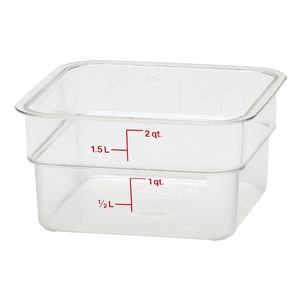 Cambro 1.9L Camwear CamSquare - 1