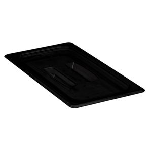 Cambro Black 1/3 GN Cover w/ Handle - 1