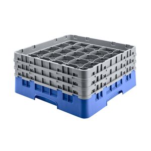 Cambro H155mm Blue 36 Compartment Camrack - 1