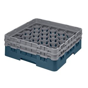 Cambro H133mm Teal 30 Compartment Camrack - 1