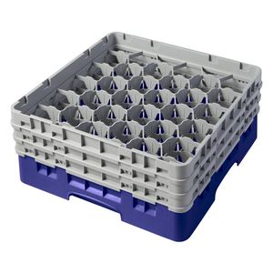 Cambro H174mm Navy 30 Compartment Camrack - 1