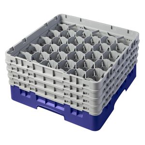 Cambro H215mm Navy 30 Compartment Camrack - 1