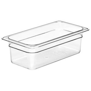 Cambro 100mm Deep 1/3 Clear Polycarbonate GN Pan - 1
