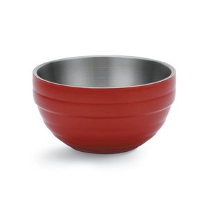 Vollrath 6.6L Red Round Insulated Bowl - 1