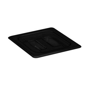 Cambro Black 1/6 GN Cover w/Handle - 1